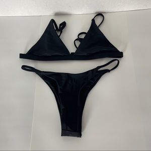 Black Two Piece Bikini